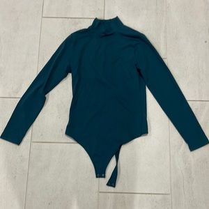 Abercrombie medium, dark teal bodysuit
